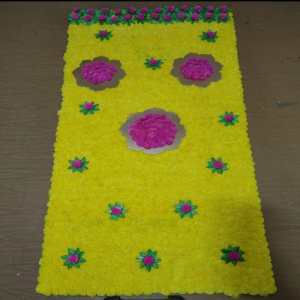 Marigold Floral Mat
