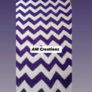 Purple ZigZag mat