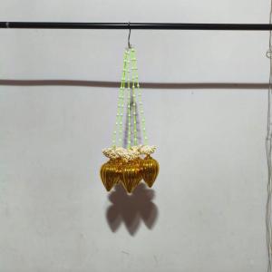 Gold lotus Hangings