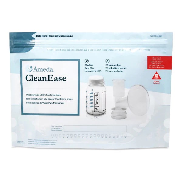 CleanEase Bolsas para esterilizar en microondas