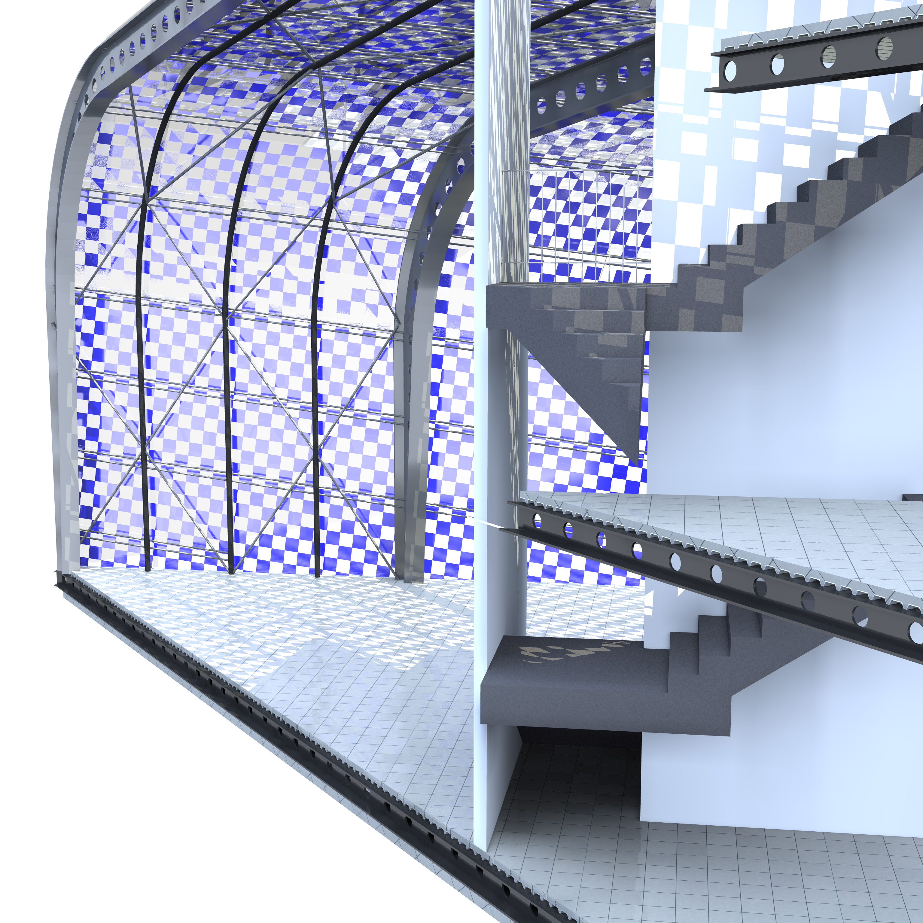 Internals Modeled with Rhino