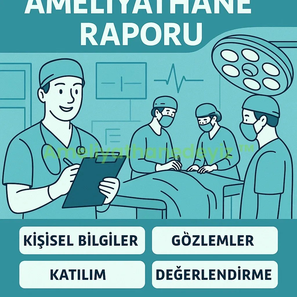 Ameliyathane Raporu Nedir? Nasıl Hazırlanır? [Staj ve Hizmet Örneği Dahil]