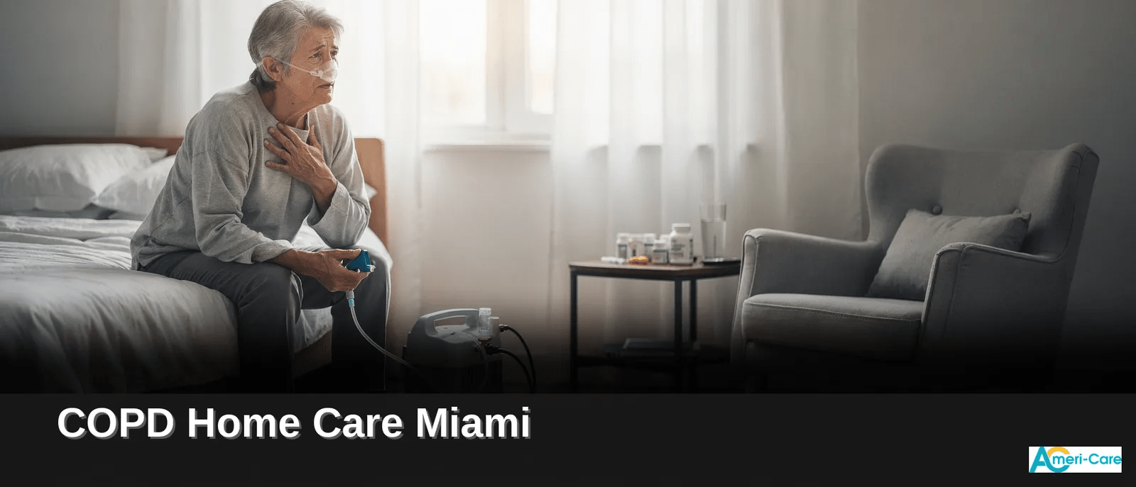 COPD is a progressive condition that significantly impacts the ability to breathe and leads