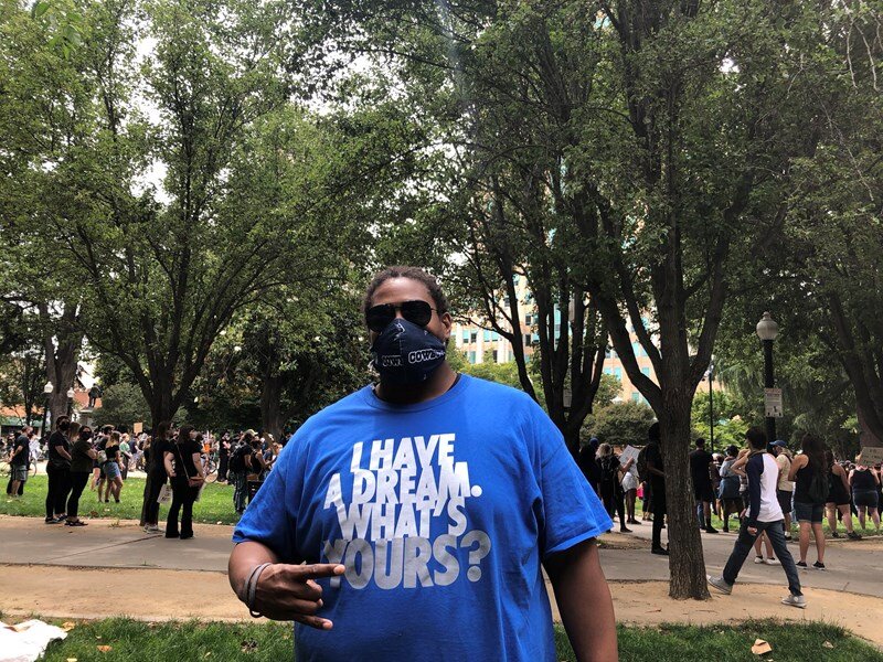 “I can't describe what it feels like. It's not just about one or two instances. This pain, for people like myself, it's historical. I think about all the way back to slavery up until today, where we continually are separated from American society. We