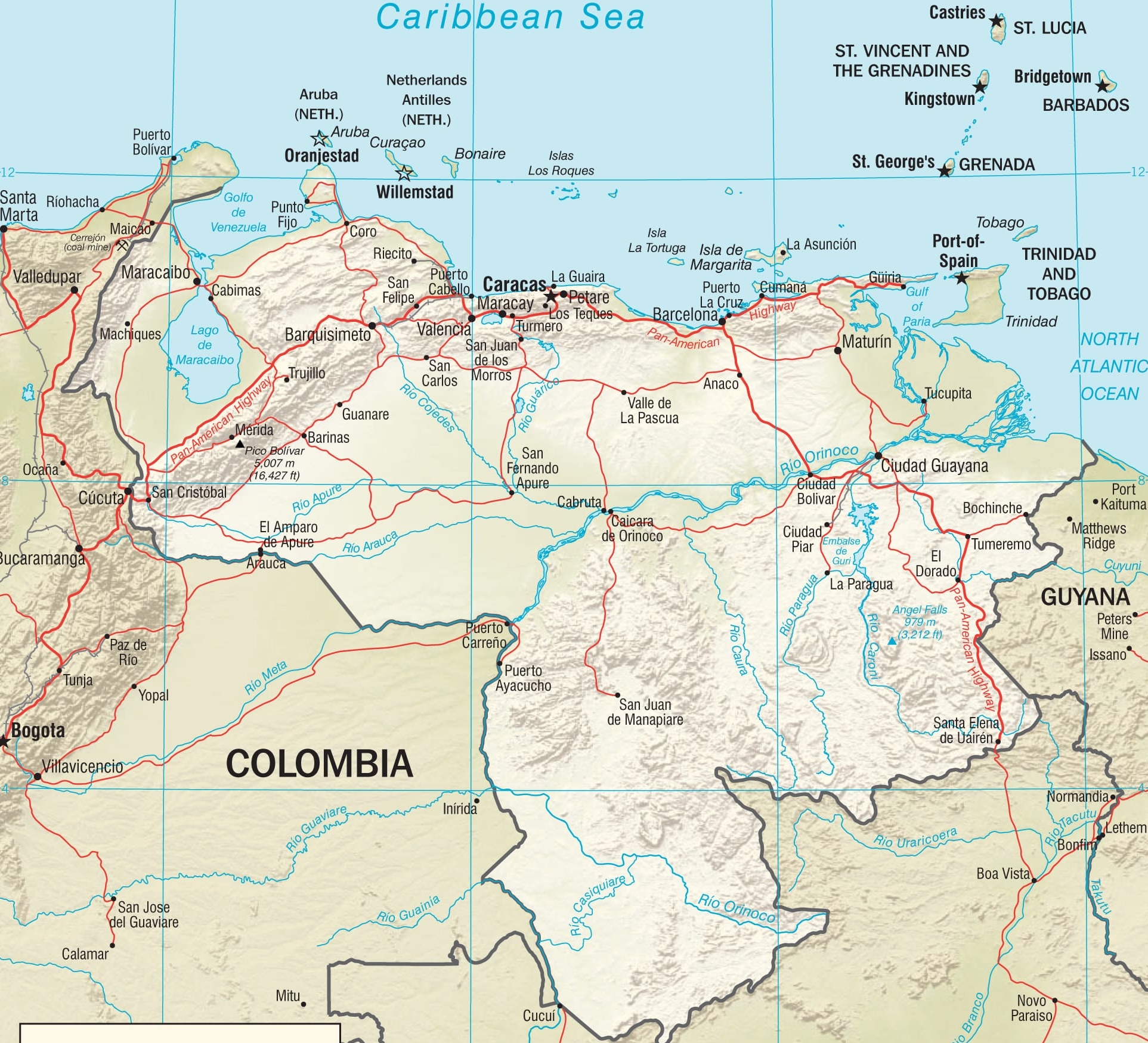 Why Venezuela Matters Venezuela Map 