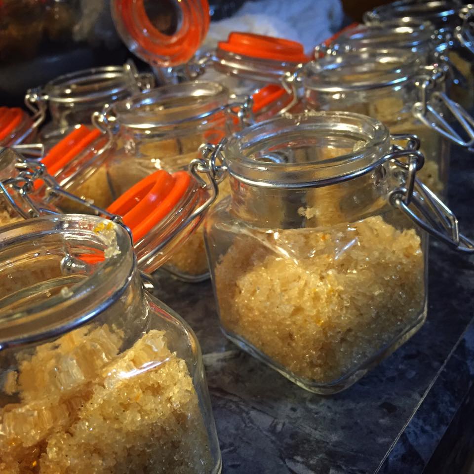 Orange-bourbon sugar