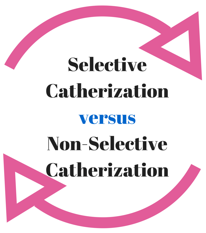 Selective and Non-selective catheterization coding rules