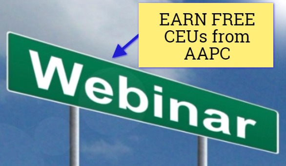 Get Free CEUs by Attending AAPC Webinars