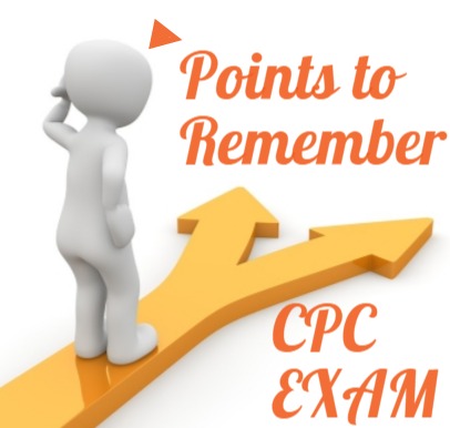 Points to remember for Clearing CPC exam in 2018