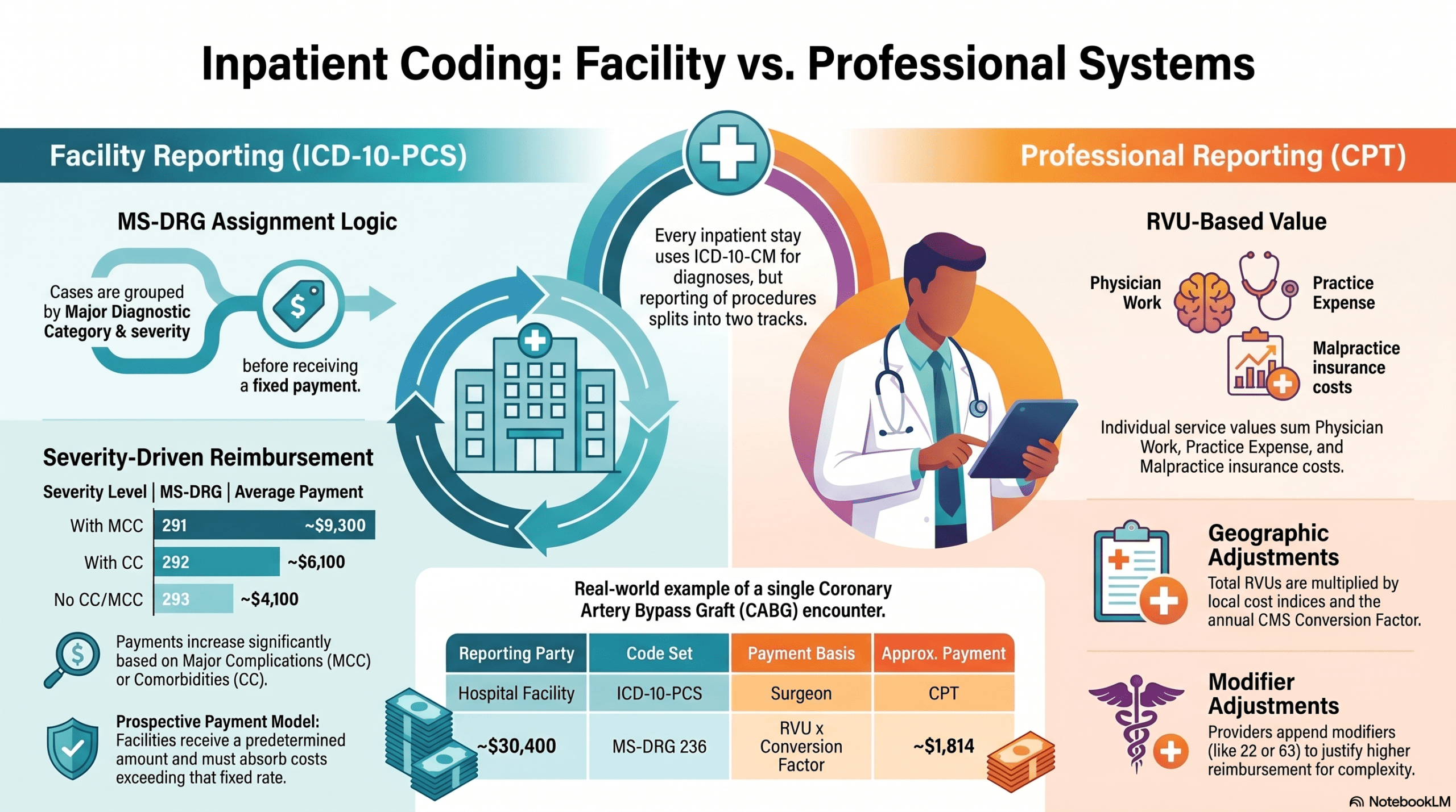 ICD-10-PCS, CPT Codes, and MS-DRGs Explained: A Complete Inpatient Medical Coding Guide
