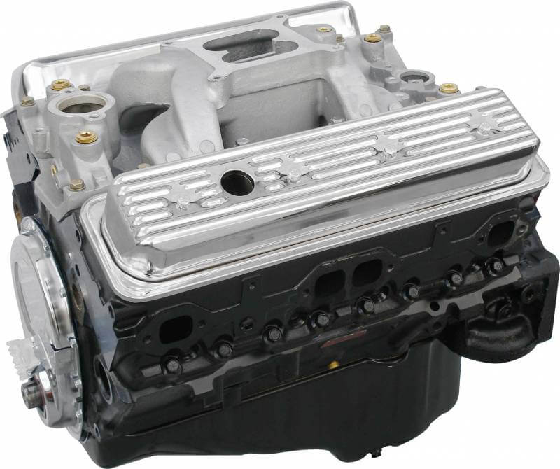 GM 383 Base Engine Cast Iron Vortec Heads Flat Tappet Cam 405 HP / 440