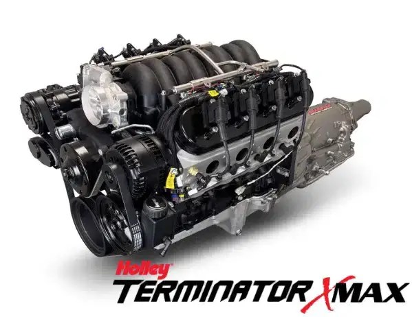 BluePrint Engines GM LS 376 c.i. Engine and 4L65/70E Automatic Transmission 530 Horsepower Standard Edition Builder Series Black Pulley Kit Holley Terminator X EFI System