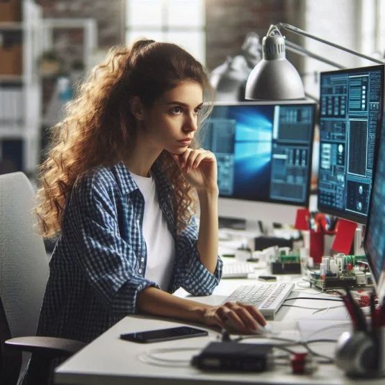 Ethical Considerations In Computer Engineering - Premium Dark Illustration Gallery - Mobile