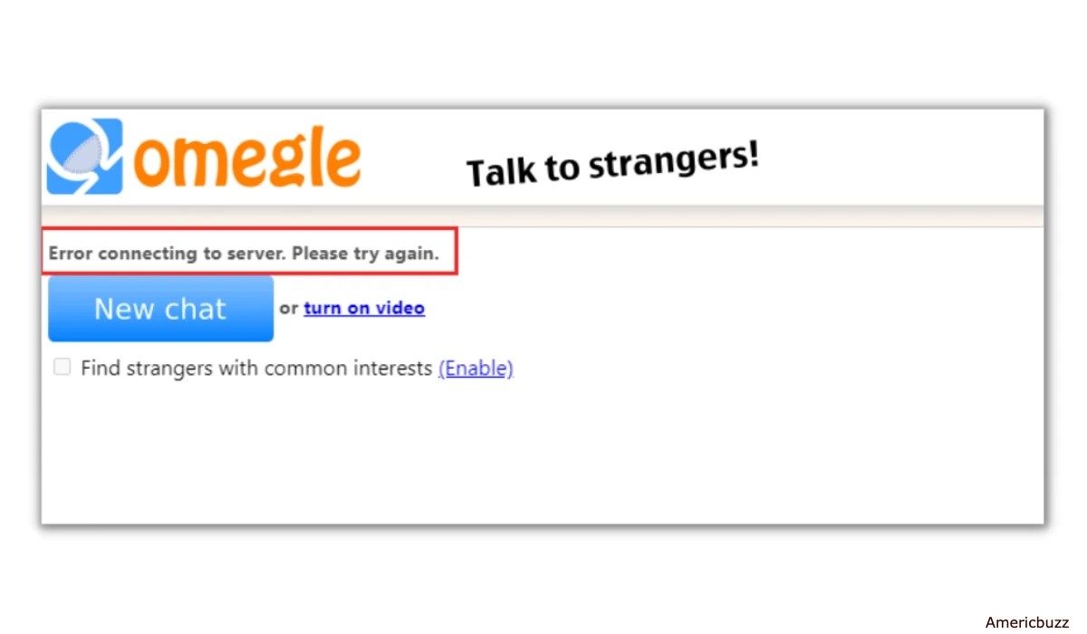 How To Fix Omegle Error Connecting To Server (2022)