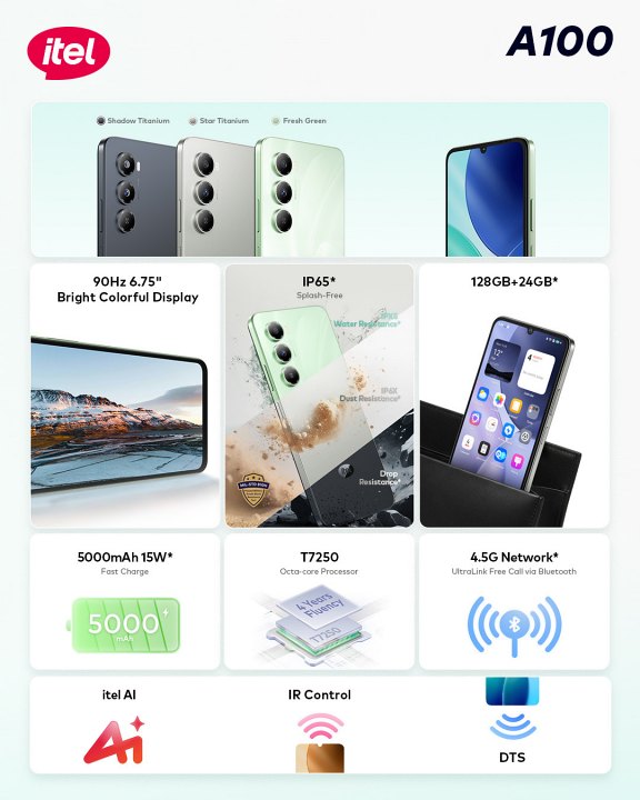 itel Debuts A100: Strong Signal Connected and Ultra-Durable Smartphone with Unmatched Value