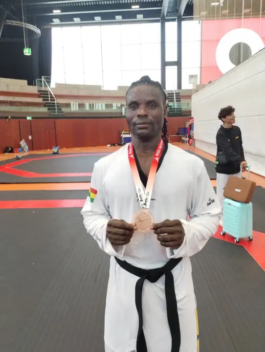 Ghana's Amed Sama Wins Bronze at Swiss Open Taekwondo Tournament