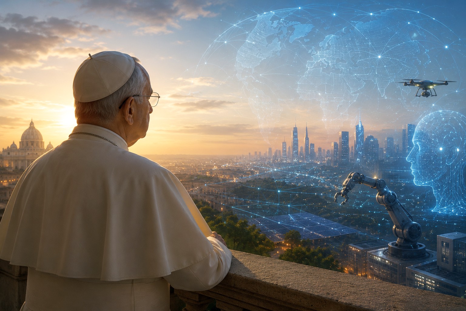 Intelligenza artificiale e dignità umana secondo Leone XIV