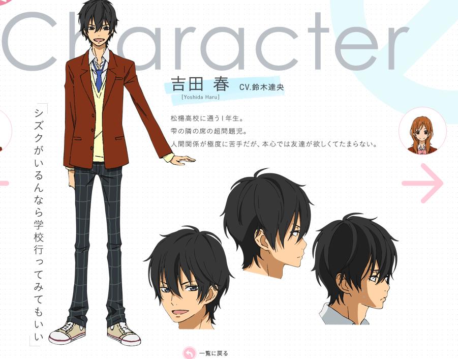 Trying to pick the hottest male anime character of all time is really hard, and that's why we&nbsp;. Haru Yoshida From My Little Monster