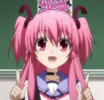 She is a member of iwasawa and hisako's band. Yui From Angel Beats