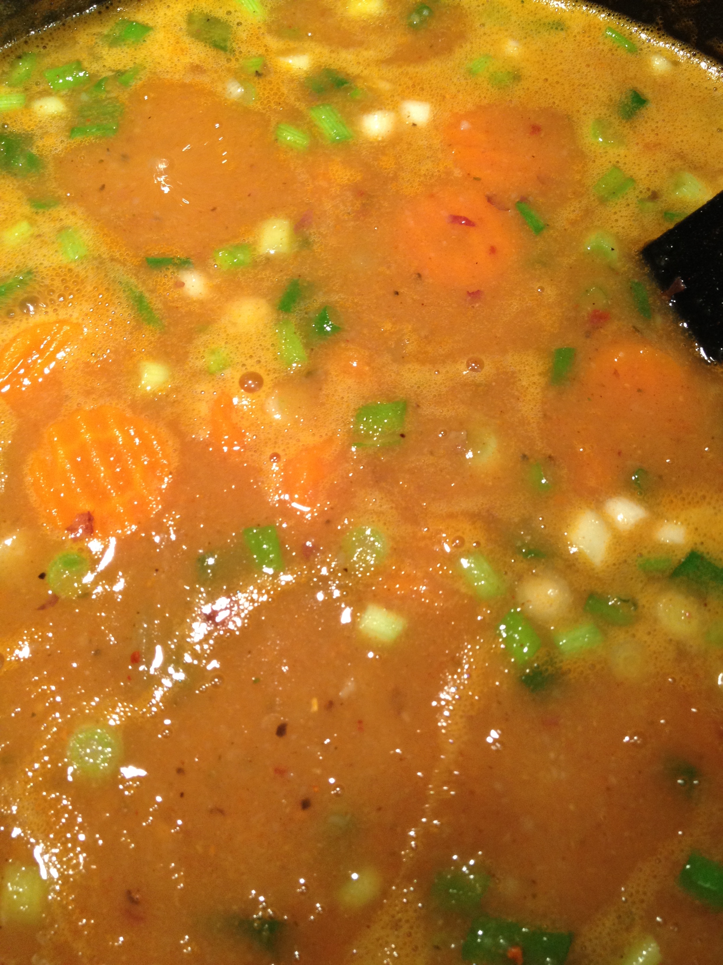 Stir and simmer for 15 minutes.