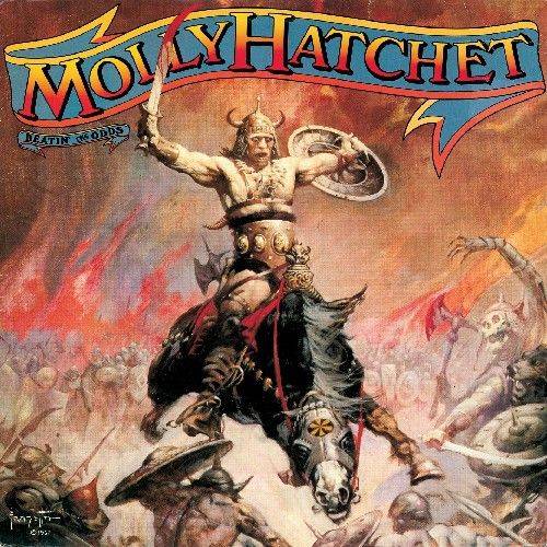 One of several Molly Hatchet album covers to feature Frazetta's work