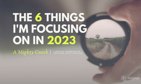 The 6 Thing I'm Focusing On