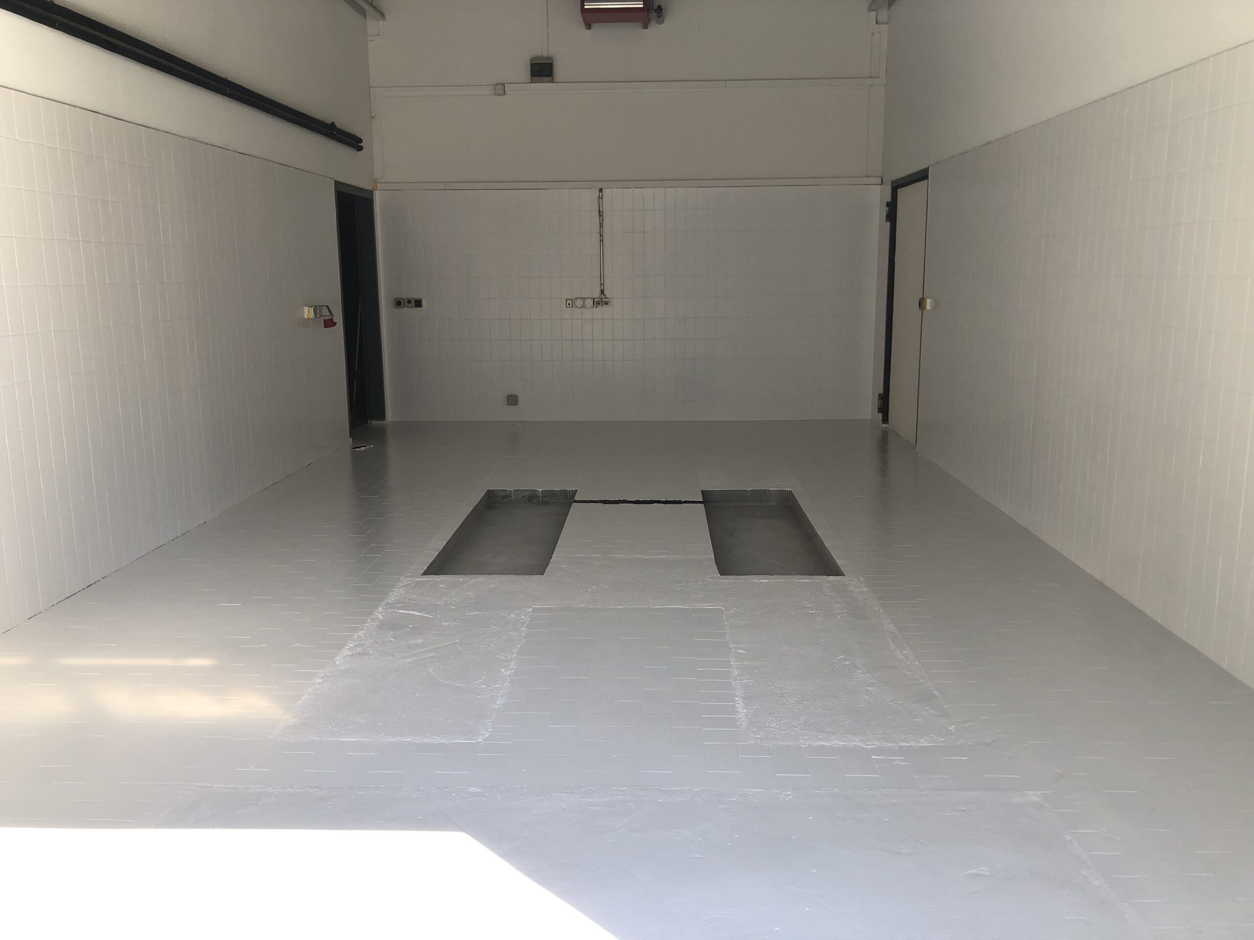 Garage Bodenarbeit