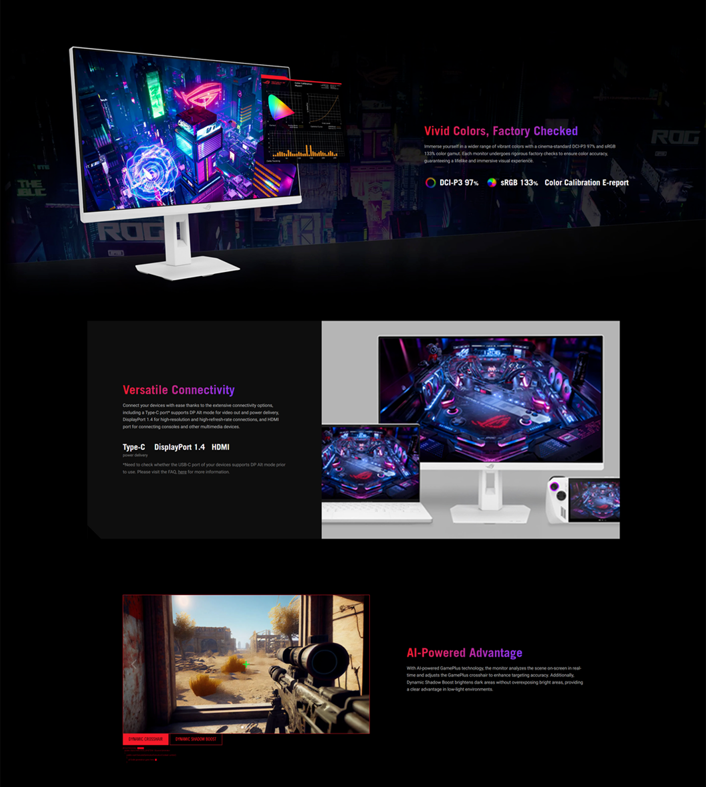 Asus Rog XG27ACMES Gaming Monitor