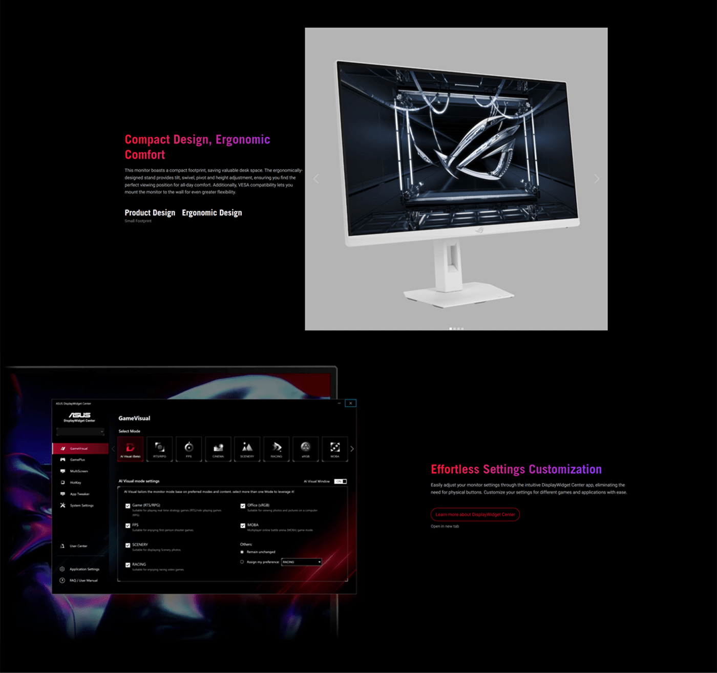 Asus Rog XG27ACMES Gaming Monitor