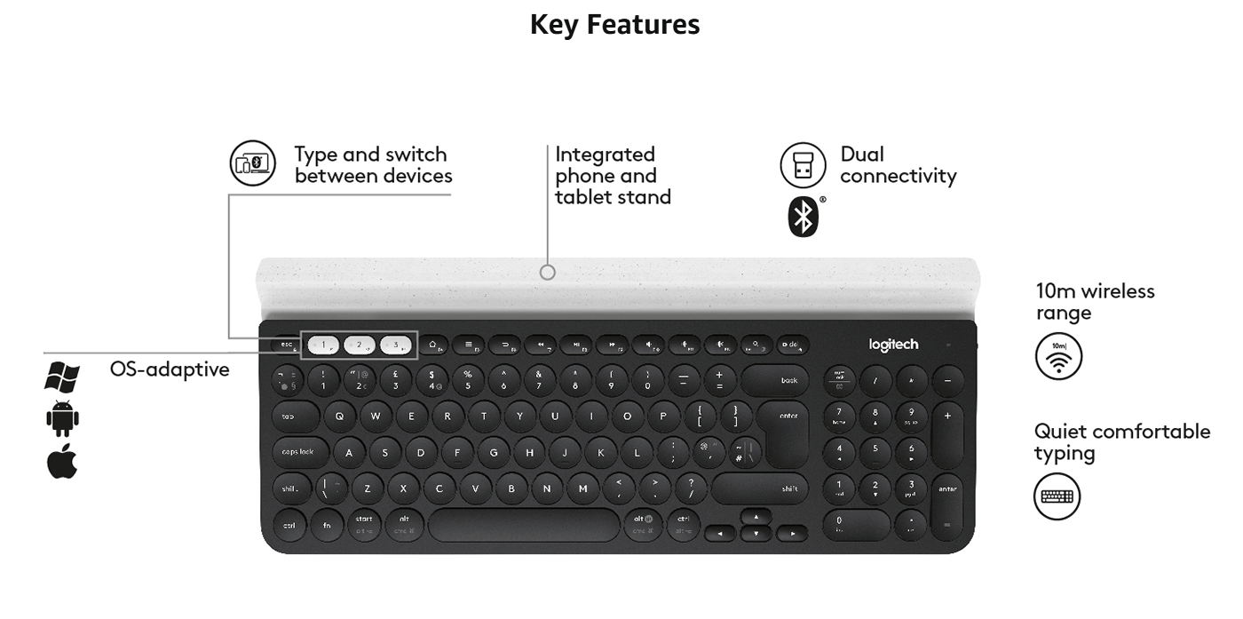 logitech k780 keyboard