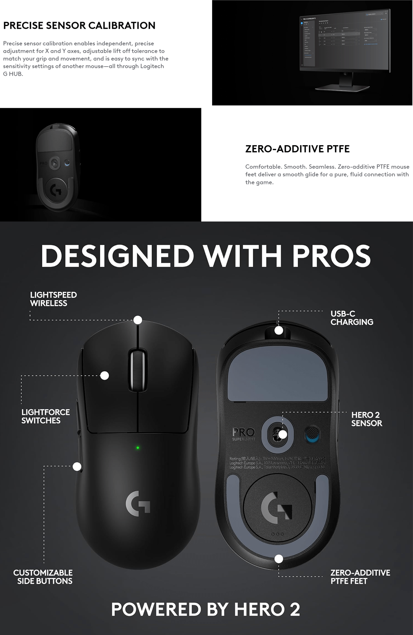 logitech pro xsuperlight gaming mouse