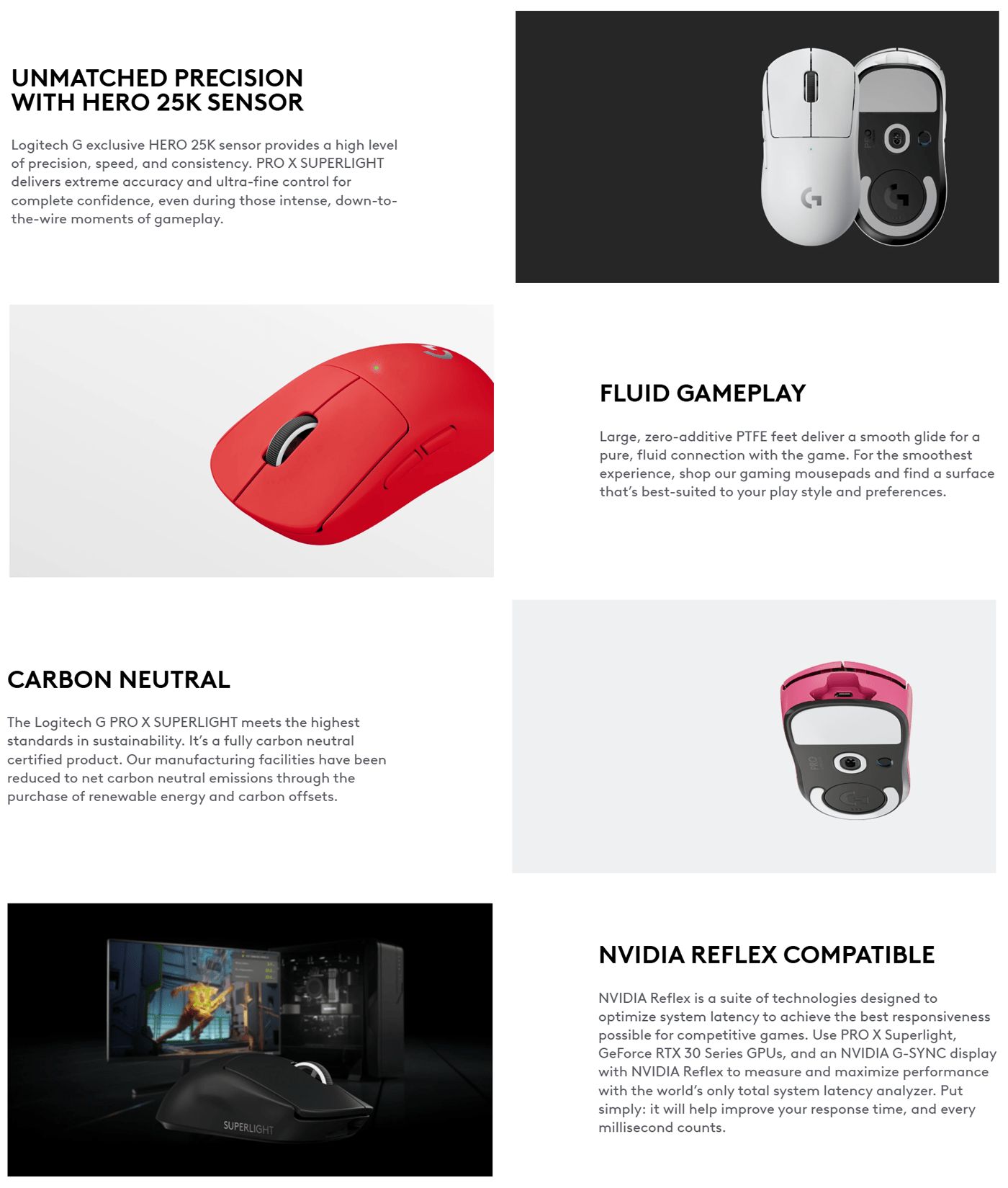 logitech pro x gaming mouse