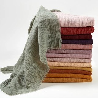 Crinkle Cotton Shawl