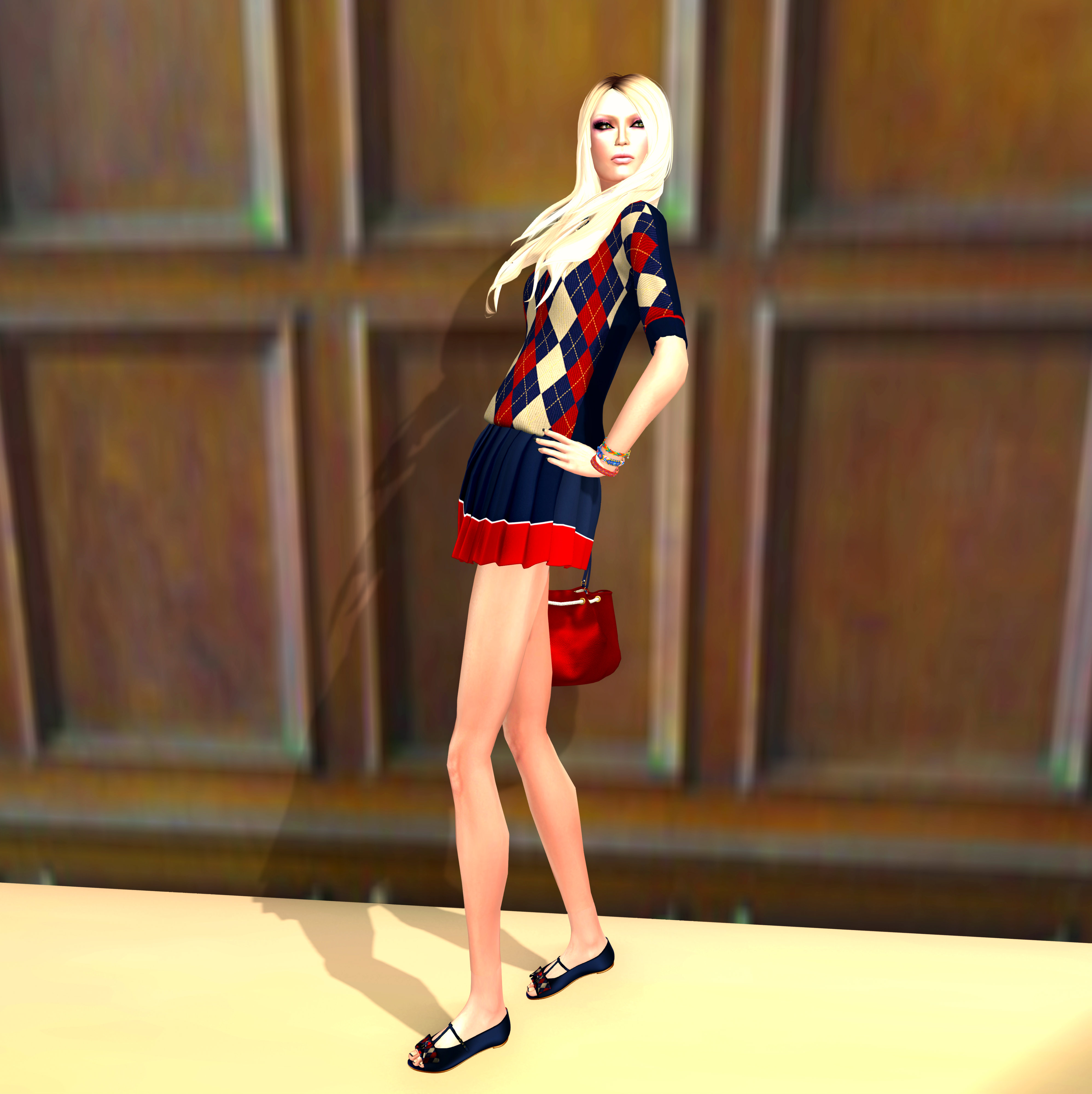 GIZZA Boston outfit Argyle