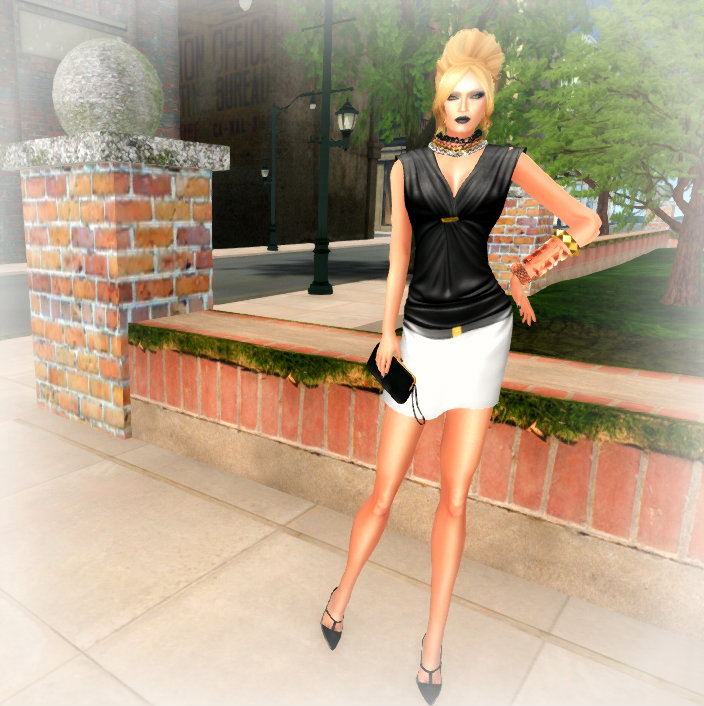 GIZZA Annemarie dress B&W