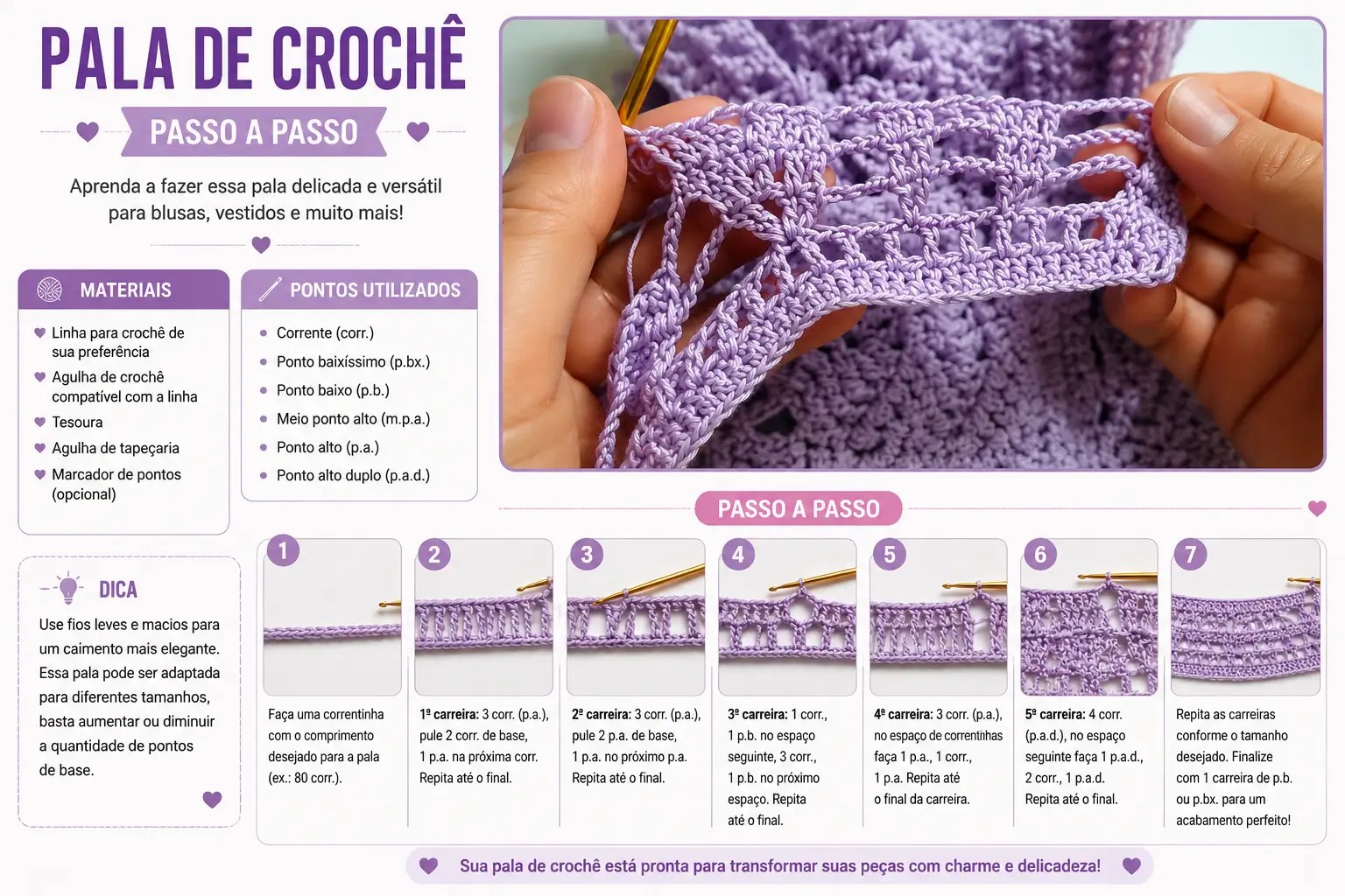 Pala de Crochê
