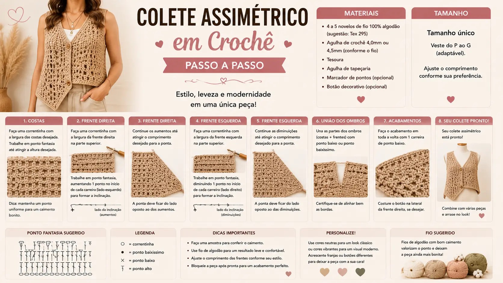 Colete Assimétrico