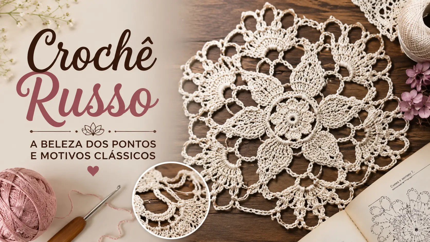 Como Fazer Crochê Russo Passo a Passo