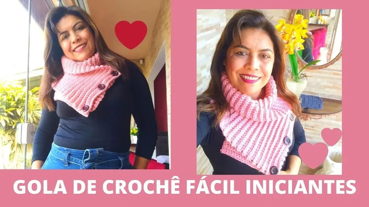 Golas de Crochê Para o Inverno