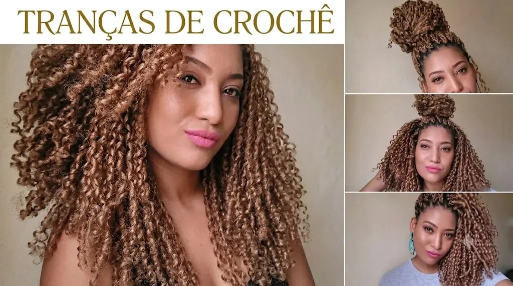 tranças de crochê