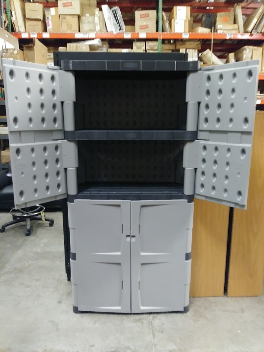 Mainstays set of 3 drawer storage narrow utility baskets, 10.3 x 3.1 x 2.4 99 4.8 out of 5 stars. Storage Cabinet, Rubbermaid 4-Door/4-Shelf Full Height