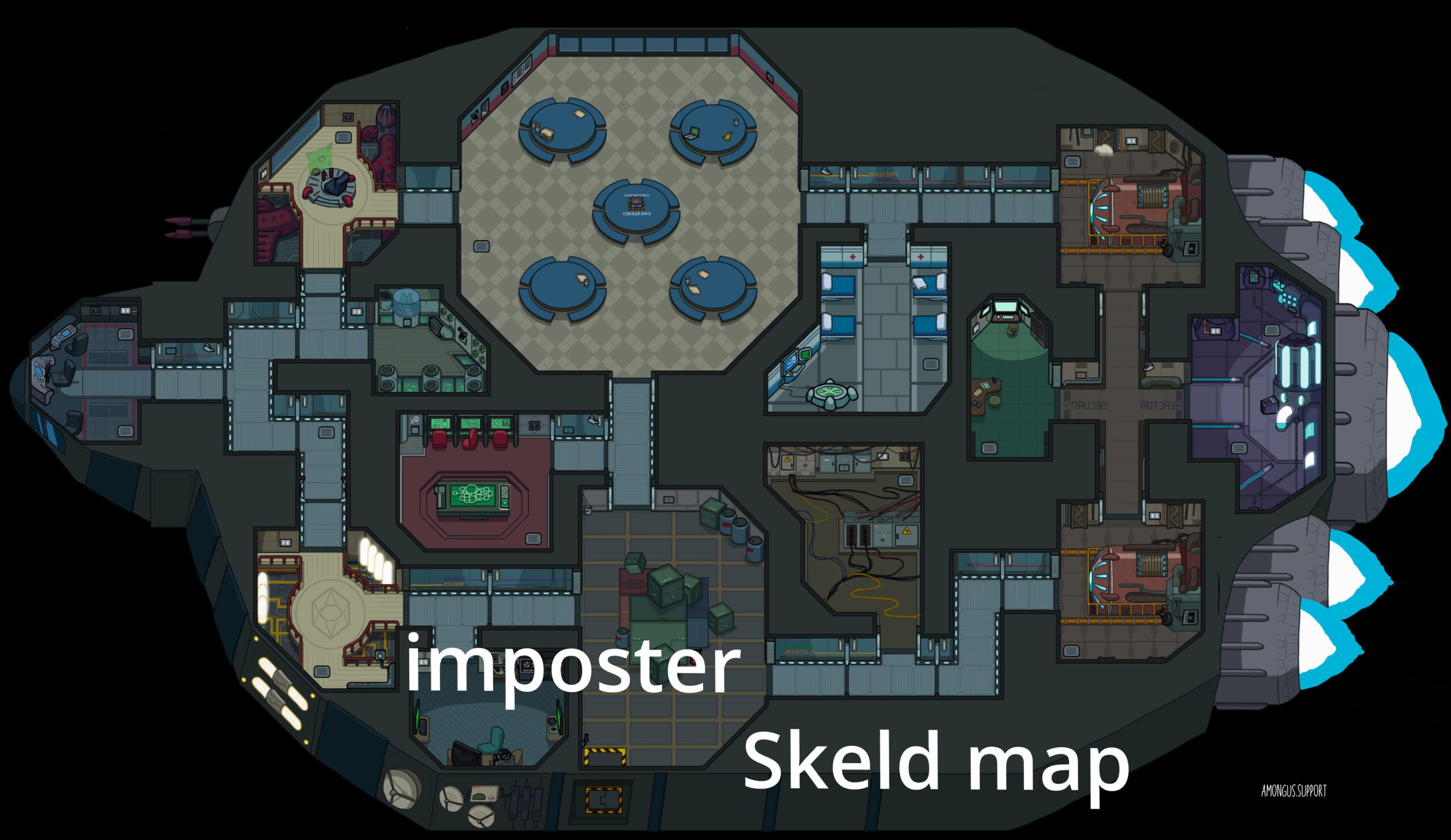 Among Us Map Svg Gastepi Skeld Map Imposter Scaled 