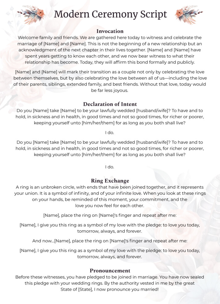 Redneck wedding ceremony script haha i love this i hope i can slip in