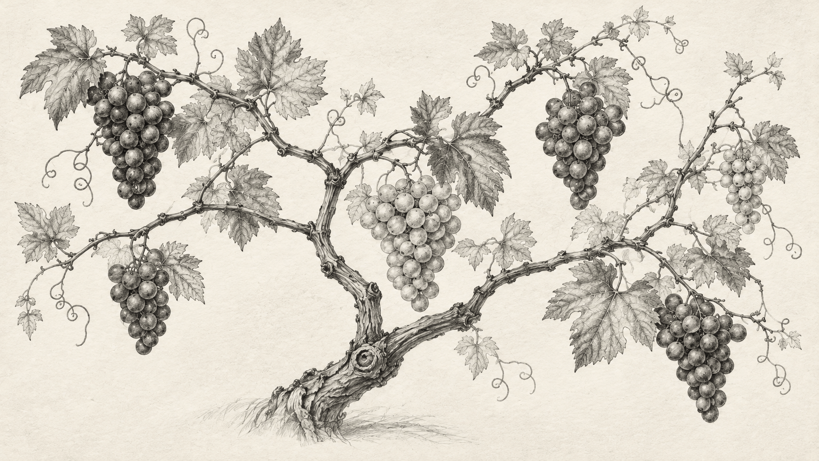 How are the world’s most famous wine grapes related?