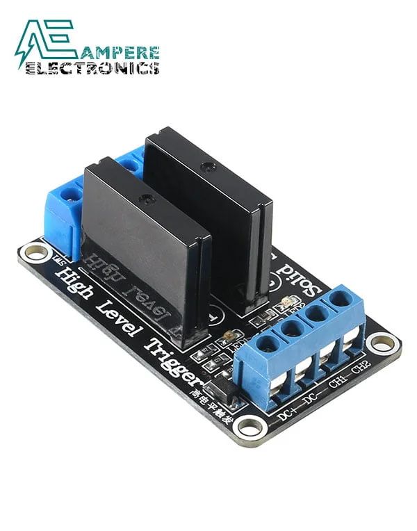 Relay Solid State Modules Ampere Electronics - Dark Background Collection - HD Quality