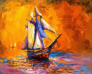 Abstract Boat Paint By Numbers.jpeg