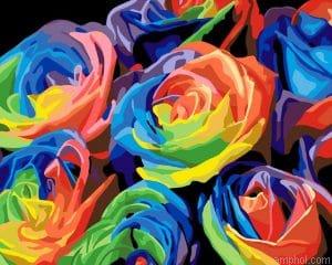 Abstract Flower Paint By Numbers