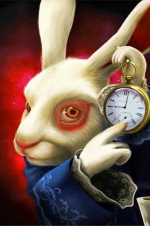 Alice In Wonderland Rabbit Paint By Numbers.jpeg