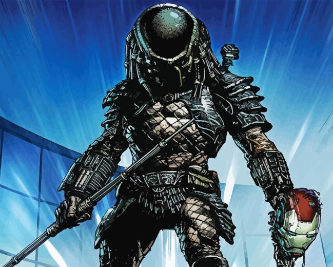 Alien Predator Paint By Numbers