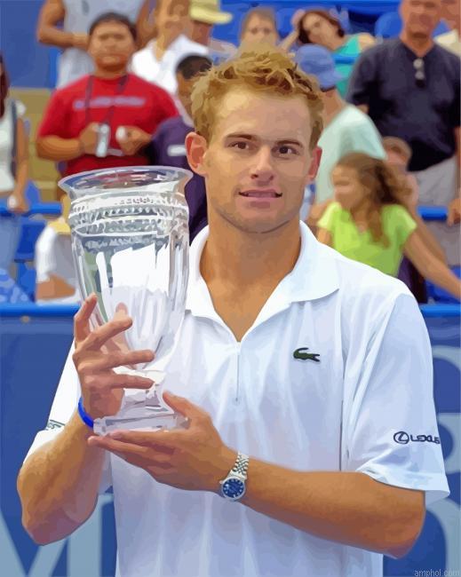 Andy Roddick Paint By Numbers